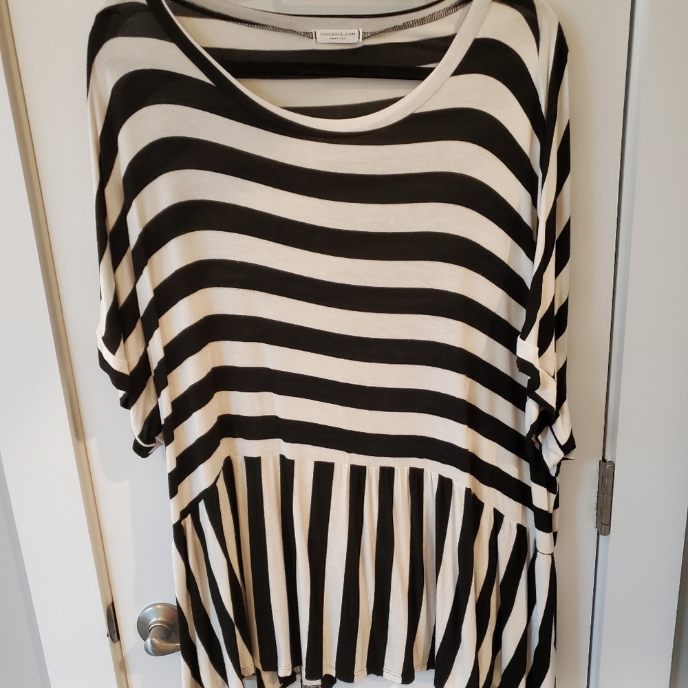 Chic Soul striped blouse